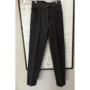 Vintage L.L. Bean Jeans 90s  Womens 4 Reg Double L Classic Fit 100% Cotton Black